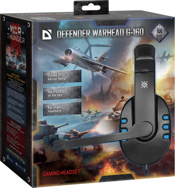 ��������� Defender Warhead G-160 Black-Blue (64118) - �������� 10