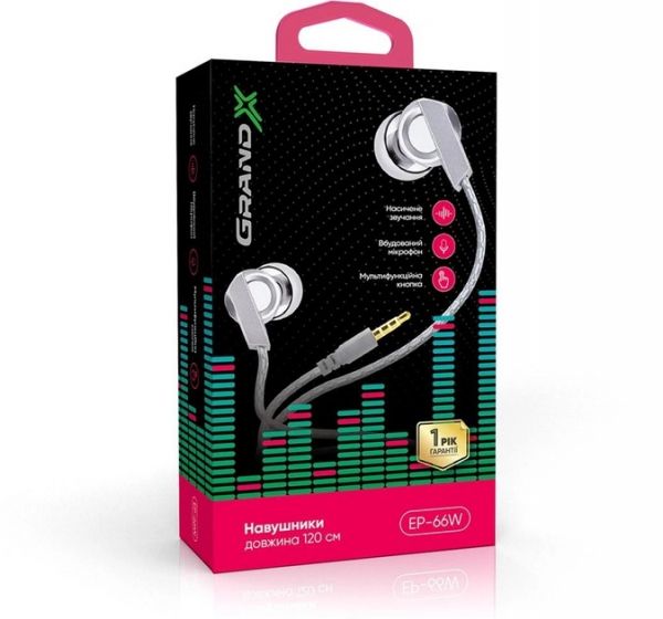 �������� Grand-X EP-66W White - �������� 2