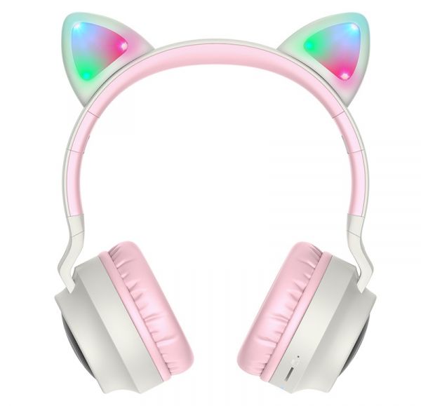 ��������� Hoco W27 Cat Ear Grey/Pink (W27GP) - �������� 2
