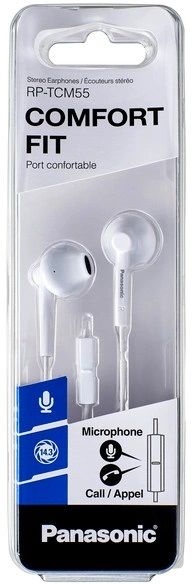 ��������� Panasonic RP-TCM55GC-W White, Mini jack (3.5 ��), ��������, ������ 1,1 � - �������� 3