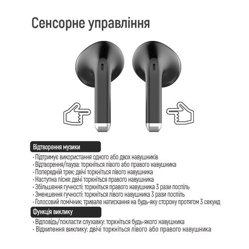�������� �olorWay Slim TWS-2 Earbuds Black - �������� 19