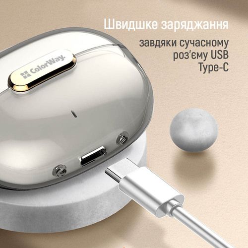 �������� �olorWay Slim TWS-2 Earbuds White - �������� 12