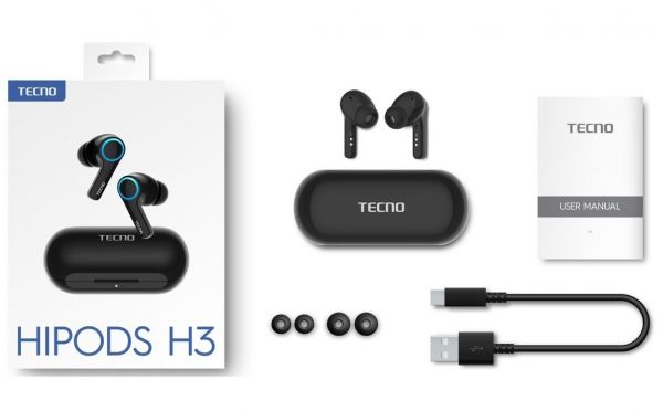 ��������� Tecno Hipods H3 Black (4895180768019) - �������� 9