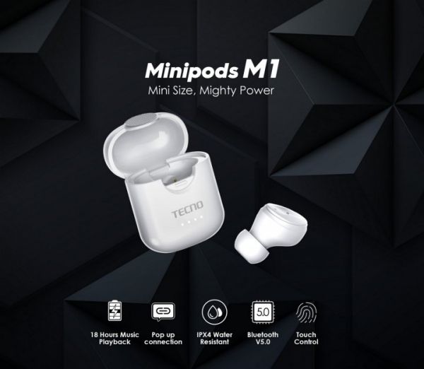 �������� Tecno Minipods M1 White (4895180759475) - �������� 12