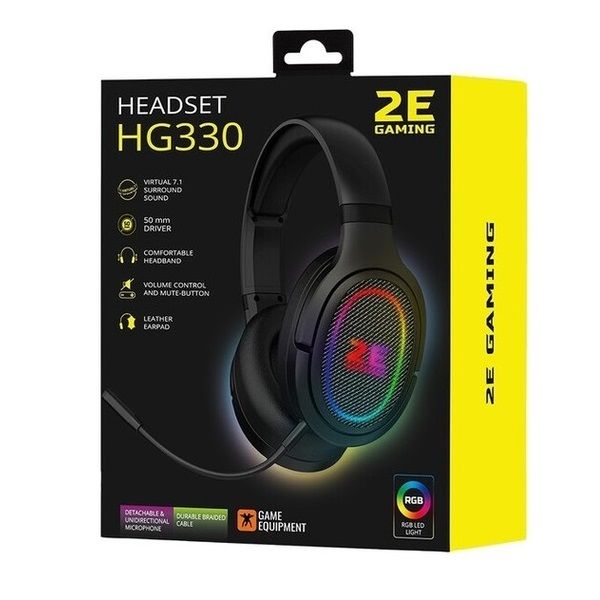 �������� 2E Gaming HG330 RGB USB 7.1 Black (2E-HG330BK-7.1) - �������� 8