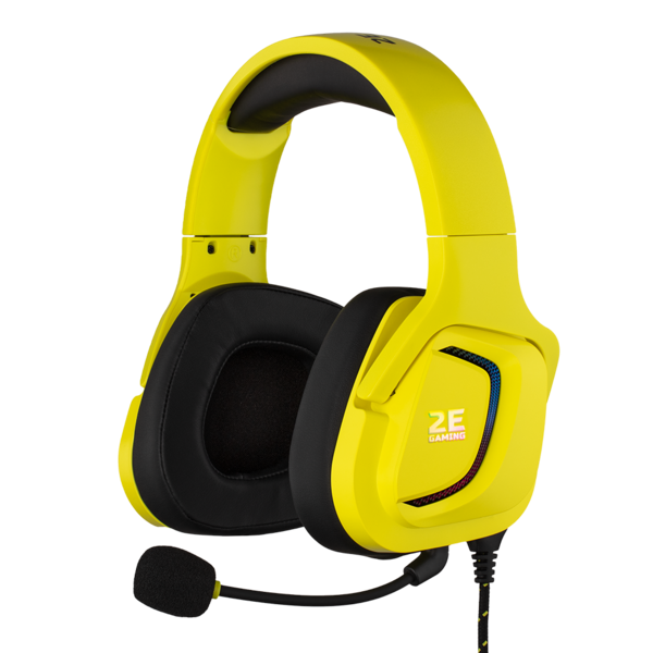  2E Gaming HG340 RGB USB 7.1 Yellow (2E-HG340YW-7.1) -  1
