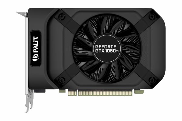  GeForce GTX1050Ti, Palit, StormX, 4Gb DDR5, 128-bit, DVI/HDMI/DP, 1392/7000 MHz (NE5105T018G1-1070F) -  1