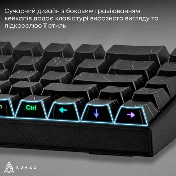 ������� ��������� ��������� Ajazz NK68 Red switches Side Contour Black (NK68-R-S-B) - �������� 10