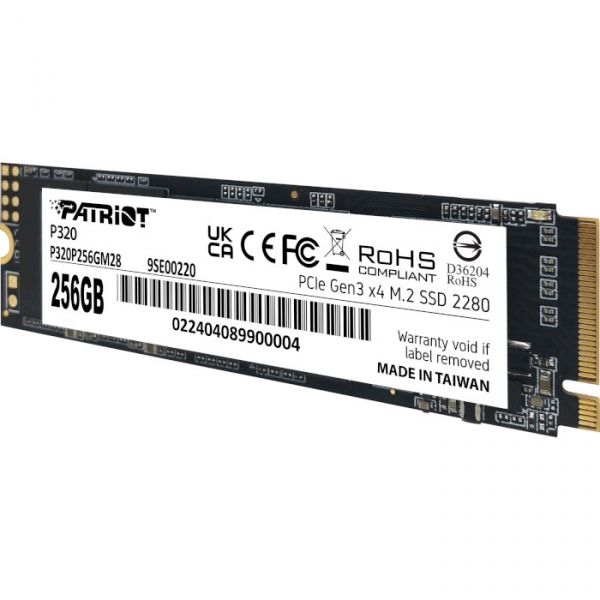 SSD ����������� Patriot P320 256Gb M.2 2280 PCIe 3.0 x4 NVMe TLC (P320P256GM28) - �������� 5