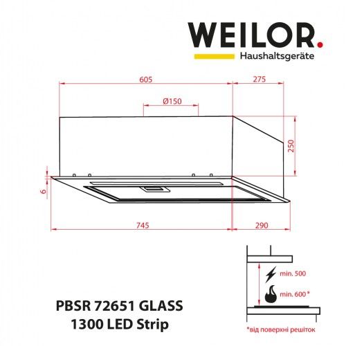 ������� WEILOR PBSR 72651 GLASS WH 1300 LED Strip - �������� 10
