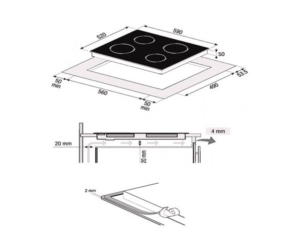 ���������� �������� �������� Perfelli 610 BL HI - �������� 4