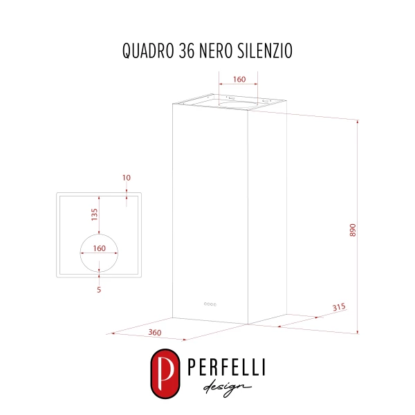 ������� PERFELLI DESIGN QUADRO 36 NERO SILENZIO - �������� 15