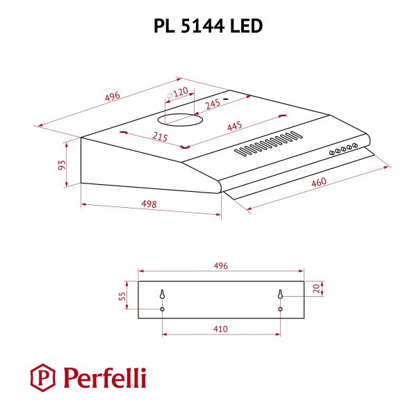  Perfelli PL 5144 W LED -  7