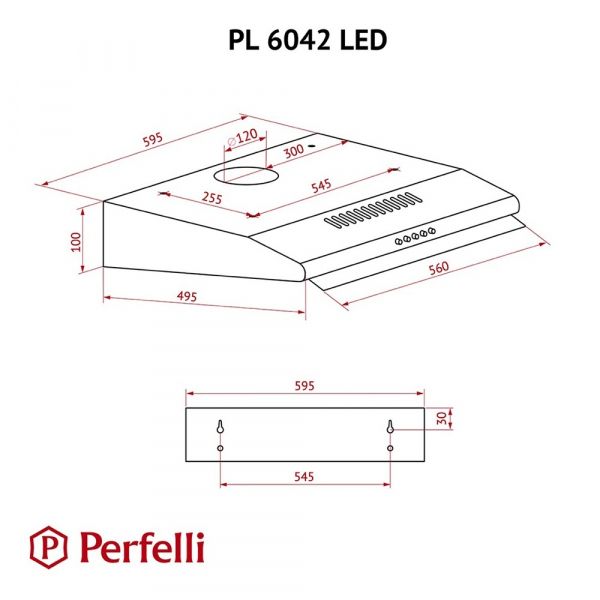  Perfelli PL 6042 W LED -  8
