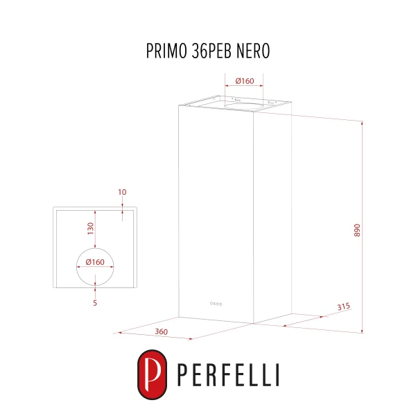 ������� PERFELLI PRIMO 36PEB NERO - �������� 16