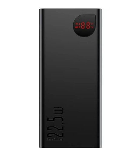 ��� Baseus Adaman Metal Digital Display 20000mAh 22.5W (P10021502112-01) Quick Charge Black EU - �������� 1