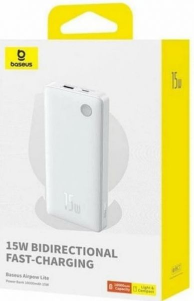��� Baseus Airpow Lite 10000mAh 15W (P10067500213-00) White UA UCRF - �������� 3