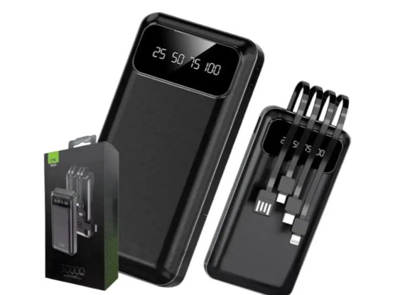 ��� King Power KP-37 30000mah 4 in 1 LED black EU - �������� 1