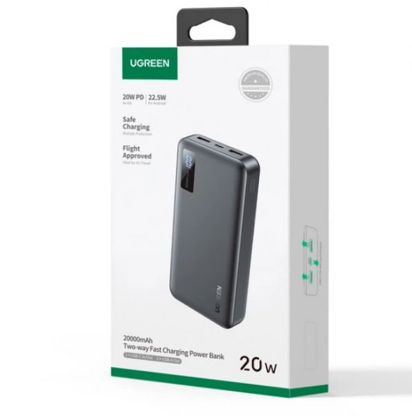 ��� Ugreen PB312 20000mah PD 20W LED Black (25683) UA UCRF - �������� 2