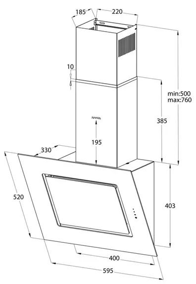 ������� ������� PYRAMIDA ANR-F 60 S (1150) XGBL - �������� 8