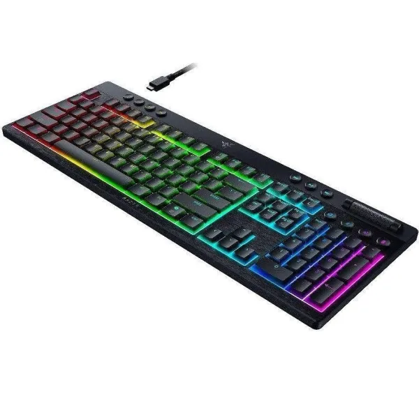 ��������� ��������� Razer BlackWidow V4 Low-profile HyperSpeed, 104key, Green Switch, USB-A/WL/BT, EN, RGB, ������ RZ03-05270100-R3M1 - �������� 4