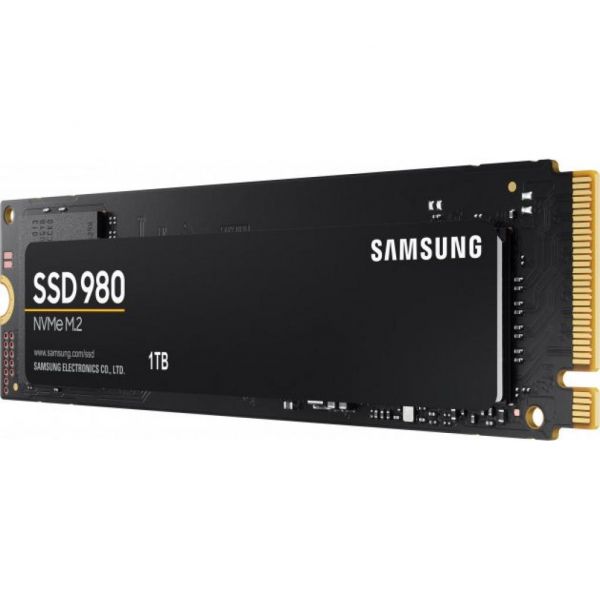   M.2 1Tb, Samsung 980, PCI-E 3.0 x4, MLC 3-bit V-NAND, 3500/3000 MB/s (MZ-V8V1T0B) -  2