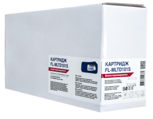 �������� Free Label Samsung MLT-D101S, Black, ML-2160/2165/2168, SCX-3400/3405, SF-760P, (FL-MLTD101S) - �������� 1