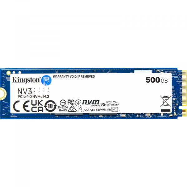 SSD  Kingston M.2  500GB PCIe 4.0 NV3 (SNV3S/500G) -  2