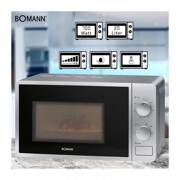 ̳����������� �� Bomann MW 6014 CB Silver - �������� 4