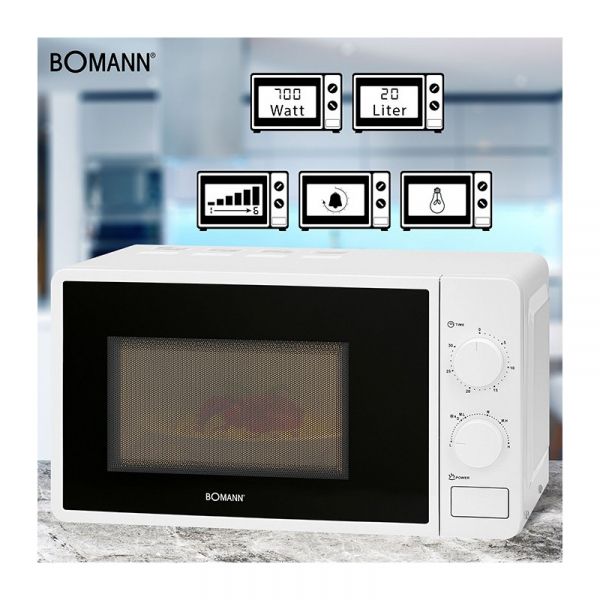 ������������� ���� Bomann MW 6014 CB White - �������� 4