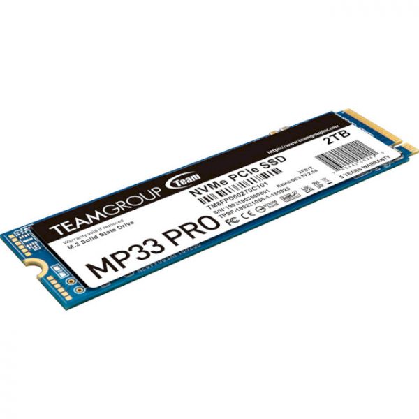  SSD 2TB Team MP33 Pro M.2 2280 PCIe 3.0 x4 3D TLC (TM8FPD002T0C101) -  3