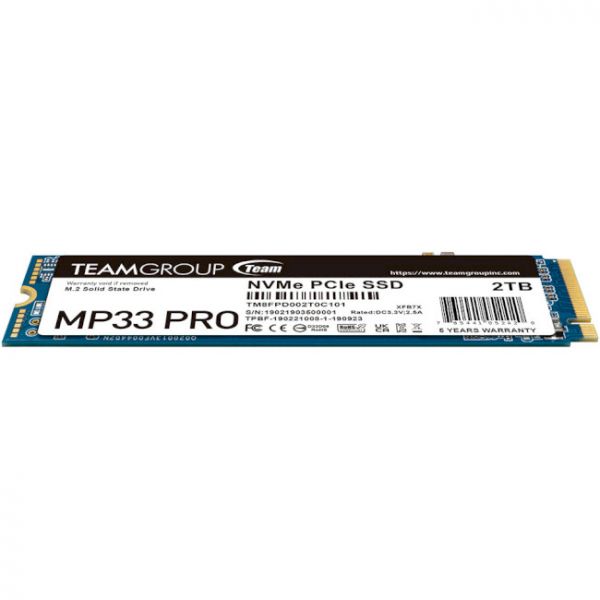  SSD 2TB Team MP33 Pro M.2 2280 PCIe 3.0 x4 3D TLC (TM8FPD002T0C101) -  4
