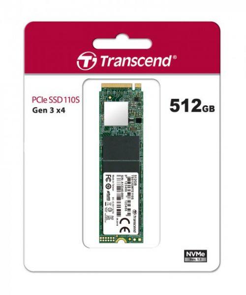  SSD M.2 2280 512GB Transcend (TS512GMTE110S) -  4