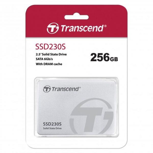   256Gb, Transcend SSD230S, SATA3, 2.5", 3D TLC, 560/520 MB/s (TS256GSSD230S) -  5