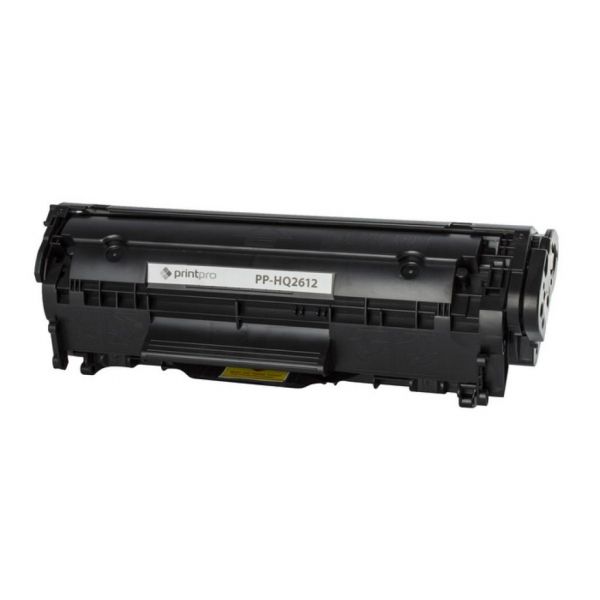  PrintPro HP 12A (Q2612A), Black, LJ 1010/1020/1022/3015/3020/3030/3050/3055, (PP-HQ2612/FX10DP) -  1