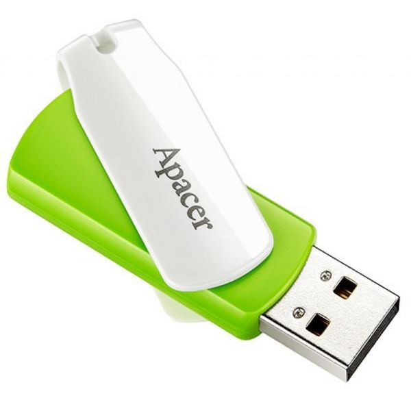 USB ���� ����������� Apacer 64GB AH335 Green USB 2.0 (AP64GAH335G-1) - �������� 3