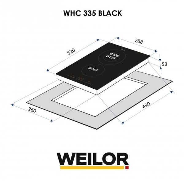 ������������� �������� ����������� Domino WEILOR WHC 335 BLACK - �������� 12