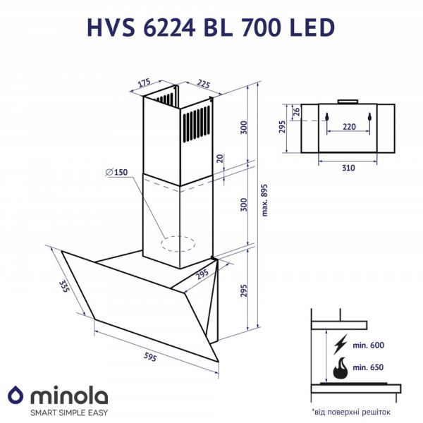 ������� Minola HVS 6224 BL 700 LED - �������� 11