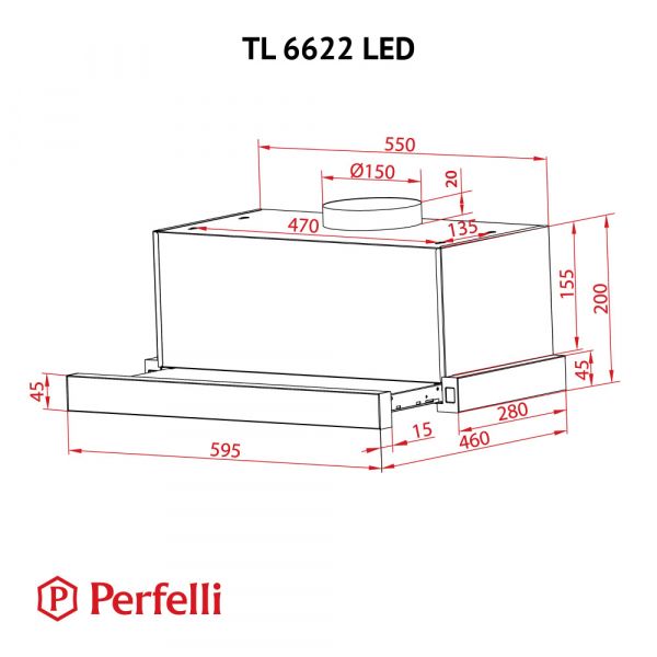 ������� Perfelli TL 6622 I 1000 LED - �������� 12