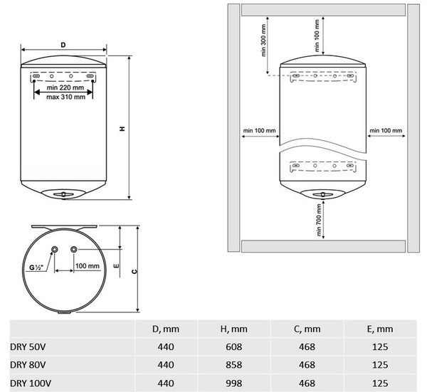  Tesy DRY 100 V (305098) -  12