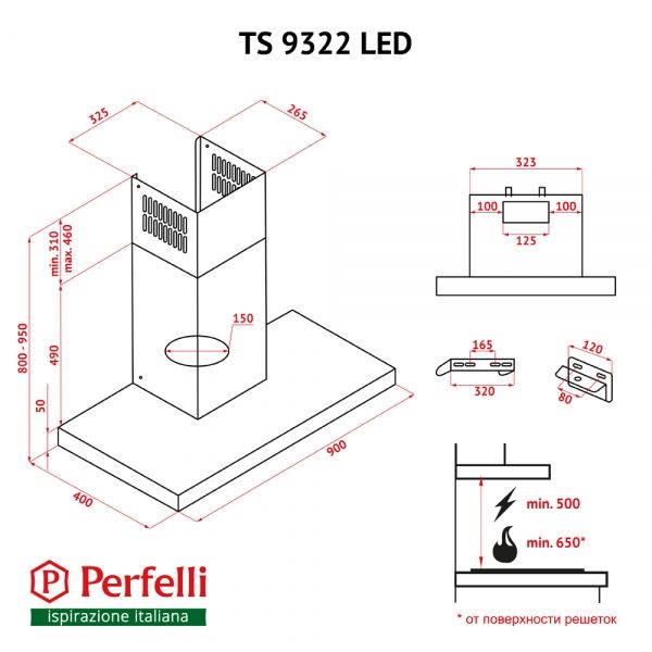  Perfelli TS 9322 I/BL LED -  11