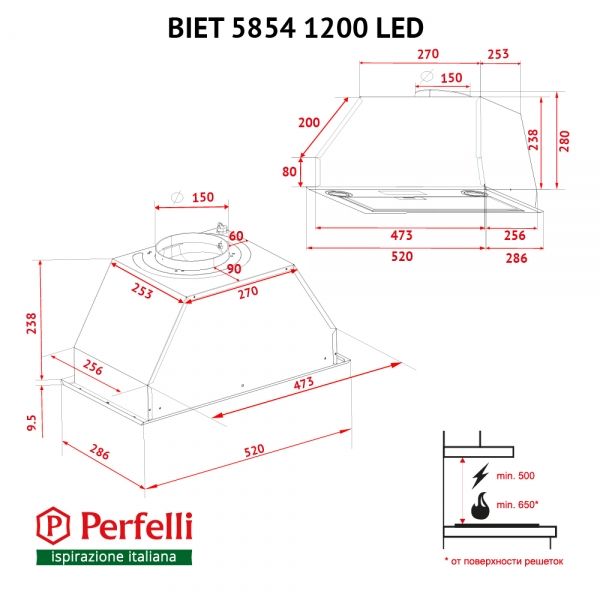  Perfelli BIET 5854 I 1200 LED -  11