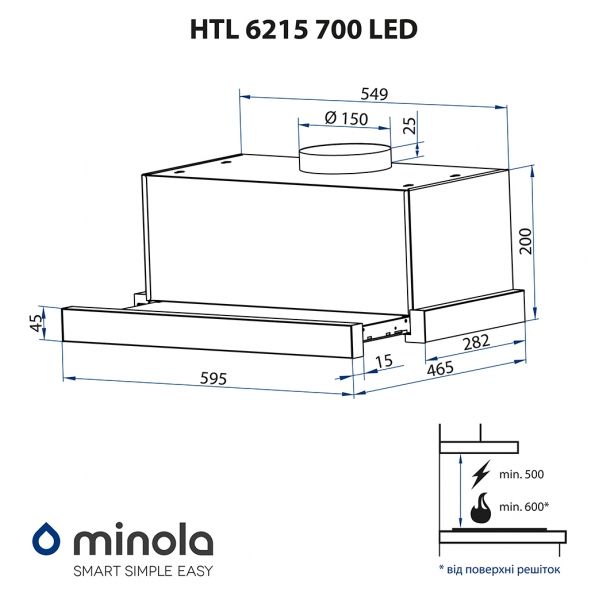 ������� Minola HTL 6215 BL 700 LED - �������� 12