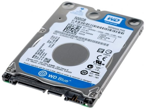 Western Digital Blue 500GB 5400rpm 8MB WD5000LPVX 2.5" SATAIII - �������� 1