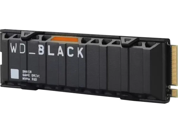 ������������ ����������� SSD 500Gb, Western Digital Black SN850, PCI-E 4.0 x4, M.2 2280, 3D TLC, 7000/4100 ��/�, � ��������� (WDS500G1XHE) - �������� 2