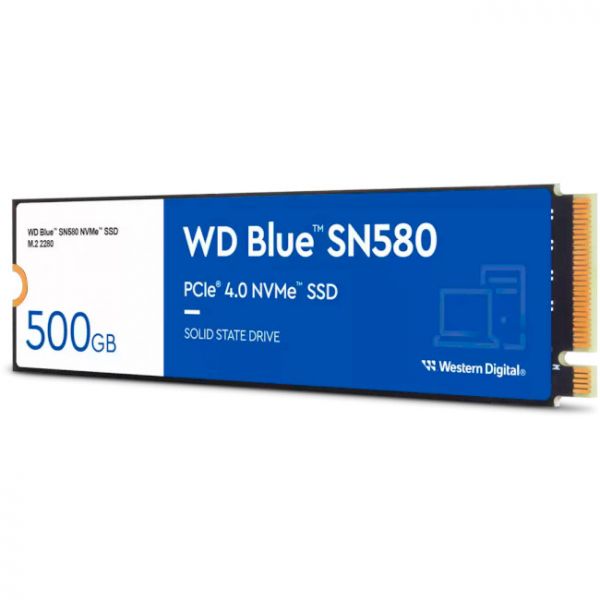 ����������� SSD M.2 2280 500GB SN580 Blue WD (WDS500G3B0E) - �������� 1