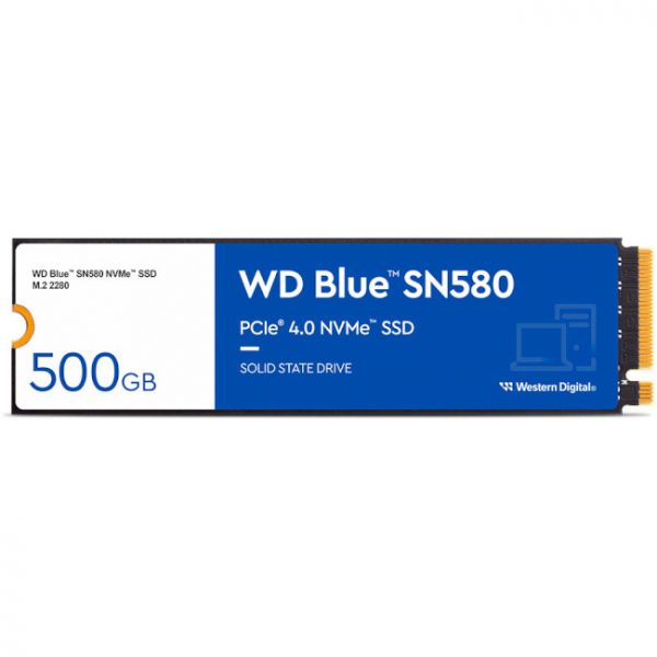 ����������� SSD M.2 2280 500GB SN580 Blue WD (WDS500G3B0E) - �������� 2