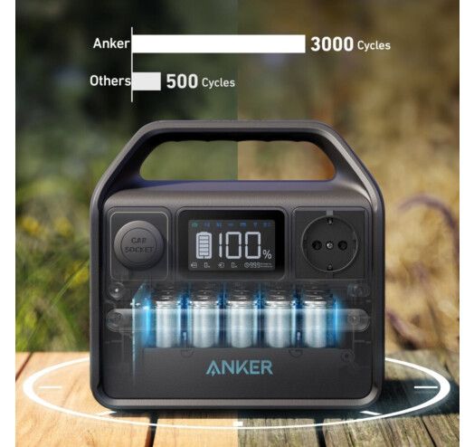   Anker 521 PowerHouse (256 ),  390 , LiFePO4 ,  , 1 x  -  4