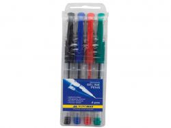 Набір гельових ручок, 4 кольори BM.8440 ТМBUROMAX