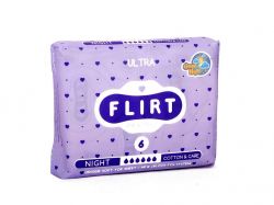 Прокладки гігієнічні ultra-cottoncare 6 крап.6шт. ТМ Fantasy Flirt